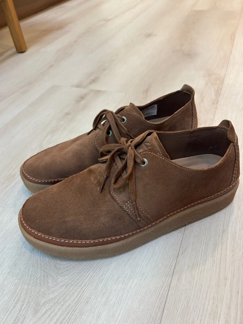 Clarks Men's Clarkwood Low shoes in brown suede